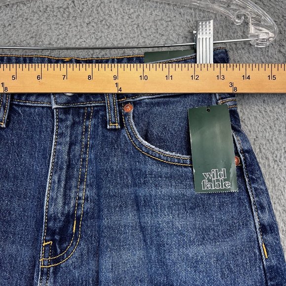 New Wild Fable Women’s Distressed Highest‎ Rise Baggy Jeans size 2/26 Waist - Picture 5 of 14